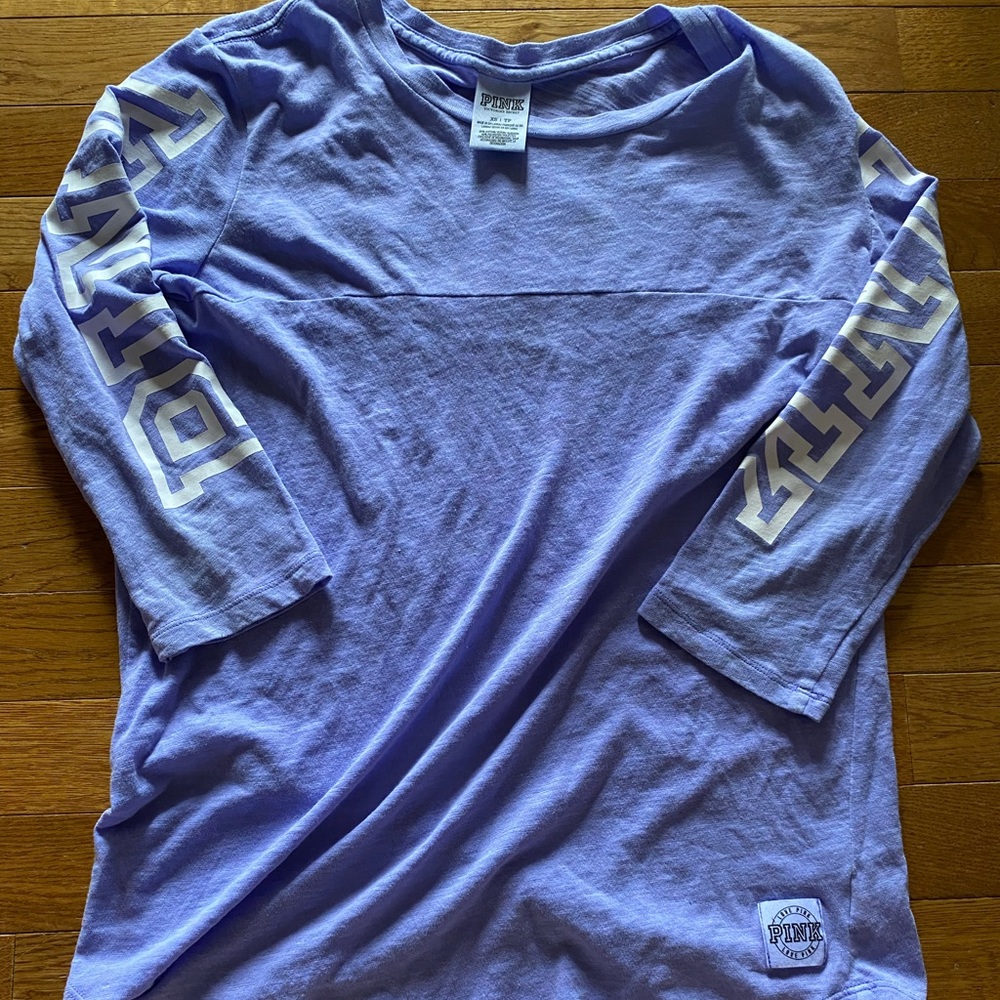 VS Victoria’s Secret PINK three quarter sleeve top